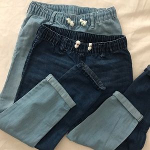Jogger denim pants